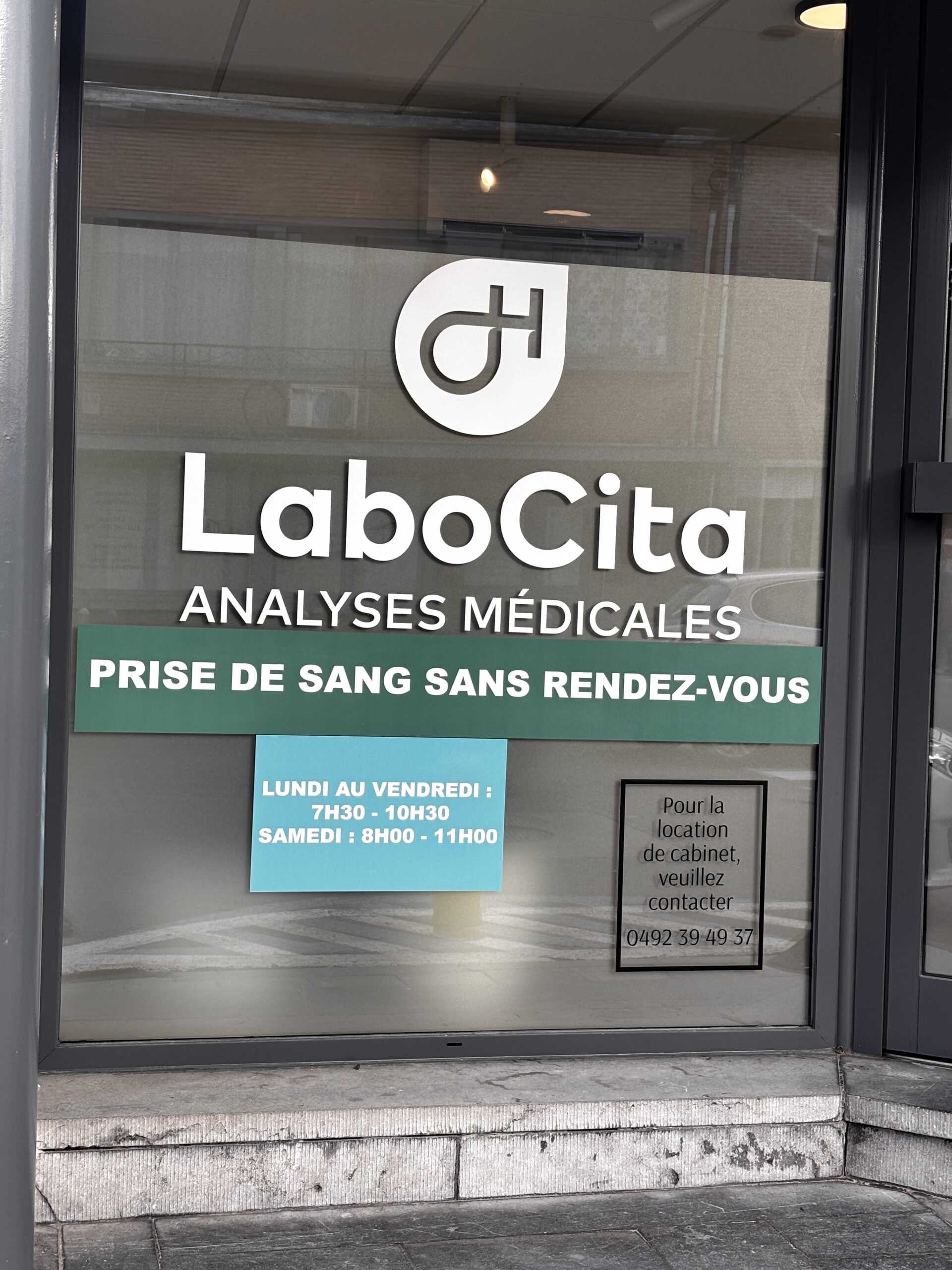 lettrage cabinet medical